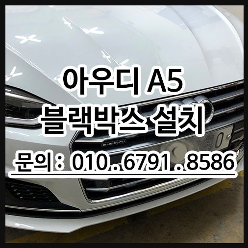 아우디 a5 QXD3000pro 설치